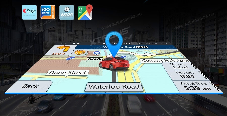 JEEP | DODGE | Chrysler XTRONS IN70WRJL XTRONS IN70WRJL GPS offline ja online navigaator
