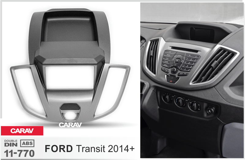 FORD Transit 2014+ maki mudelikohane paigaldusraam CARAV 11-770