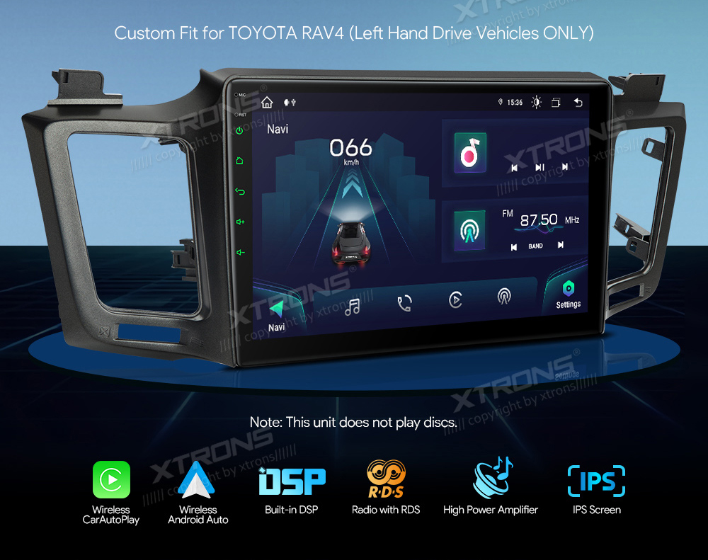 XTRONS IAP12RVTLS Car multimedia GPS player with Custom Fit Design