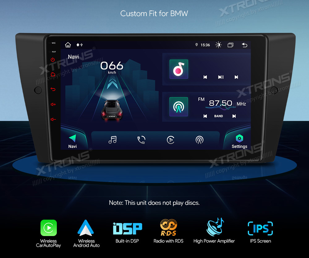 XTRONS IAP9290BS Car multimedia GPS player with Custom Fit Design