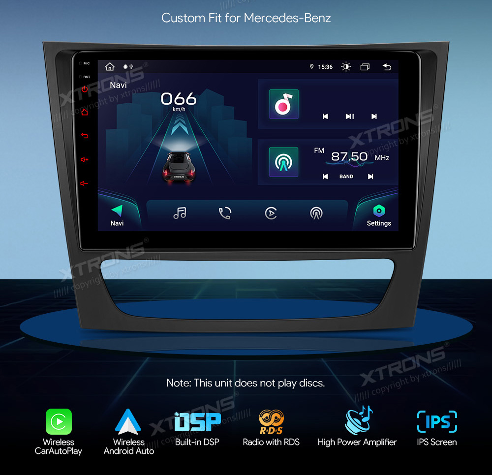 XTRONS IAP92M211S Car multimedia GPS player with Custom Fit Design
