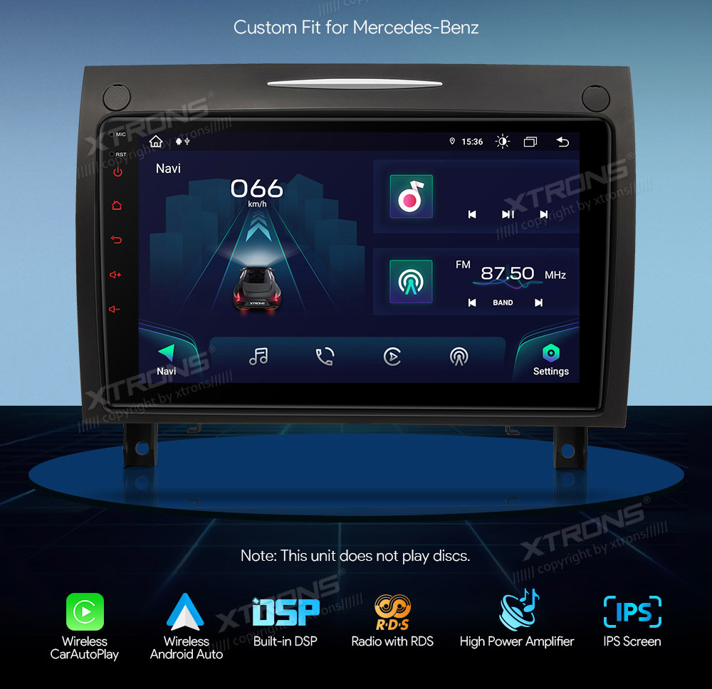 XTRONS IAP92M350S merkkikohtainen Android GPS multimedia näyttösoitin