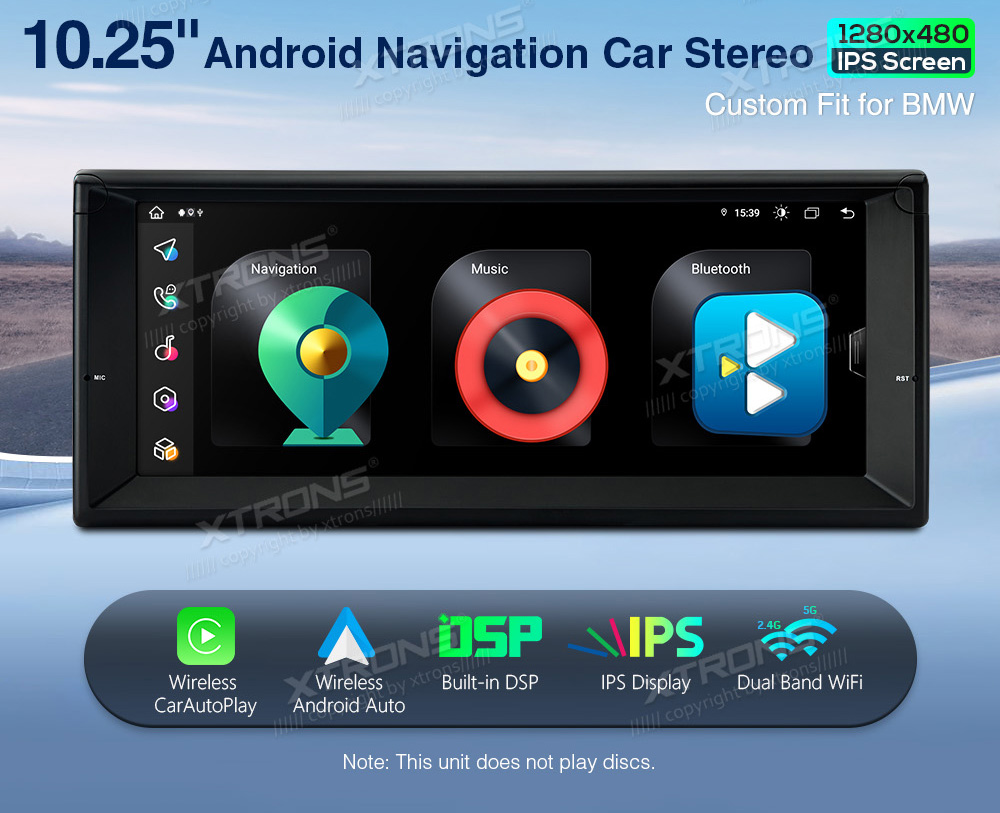 XTRONS IE1239BLH Car multimedia GPS player with Custom Fit Design