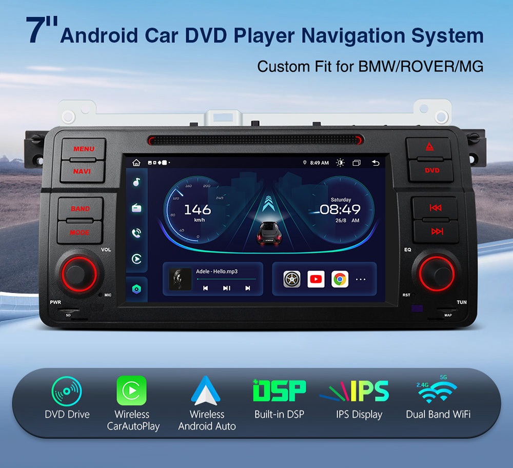 XTRONS IE7246B Car multimedia GPS player with Custom Fit Design