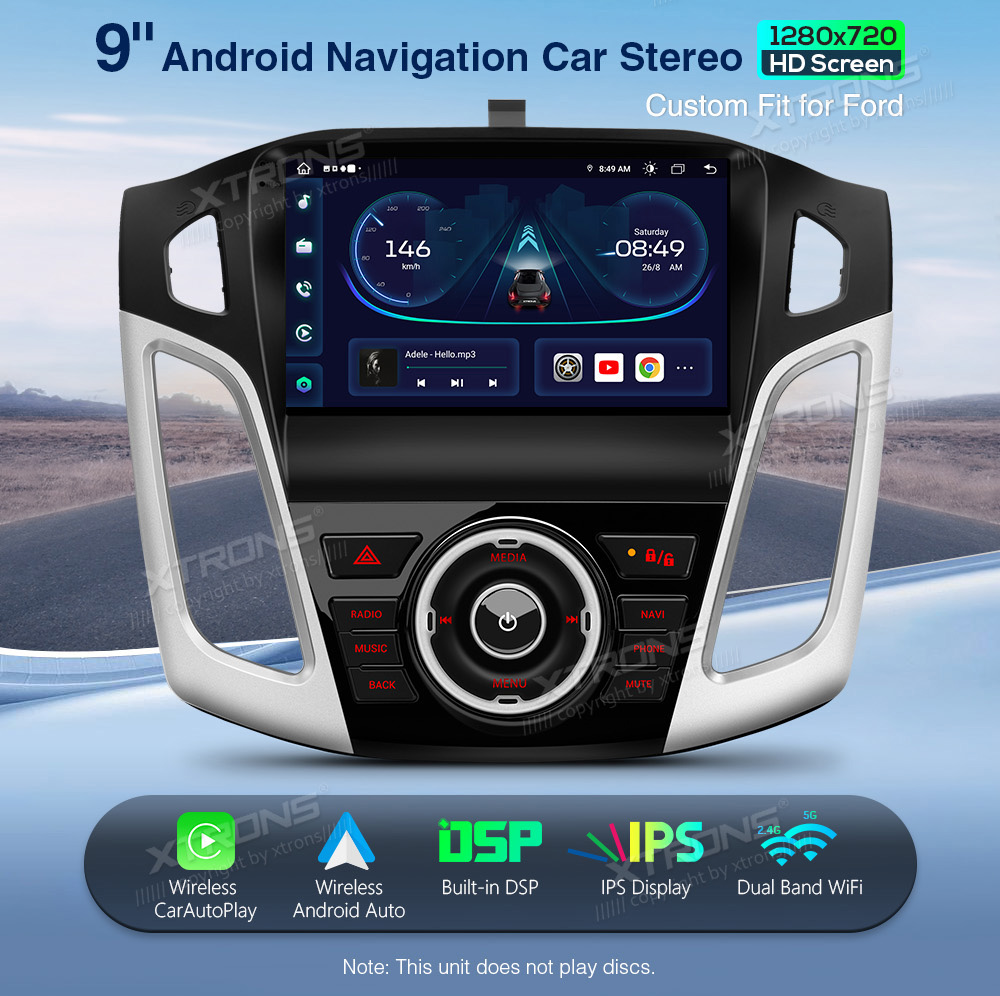 XTRONS IEP92FSFB Car multimedia GPS player with Custom Fit Design