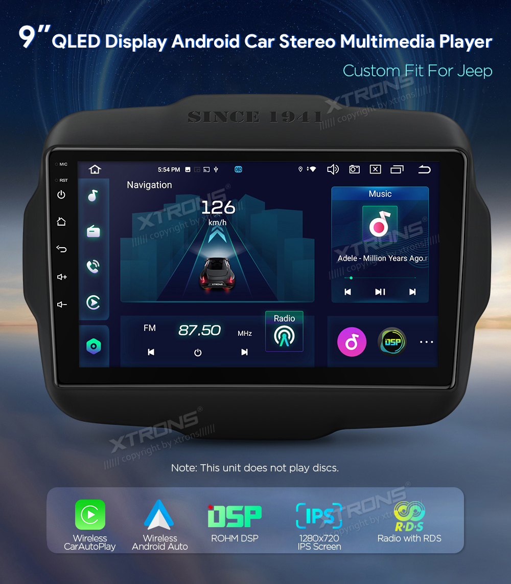 XTRONS IXP92RGJ Car multimedia GPS player with Custom Fit Design