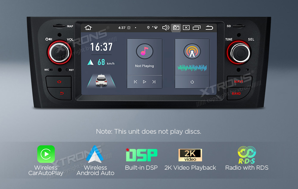 XTRONS PX62PTFL Car multimedia GPS player with Custom Fit Design