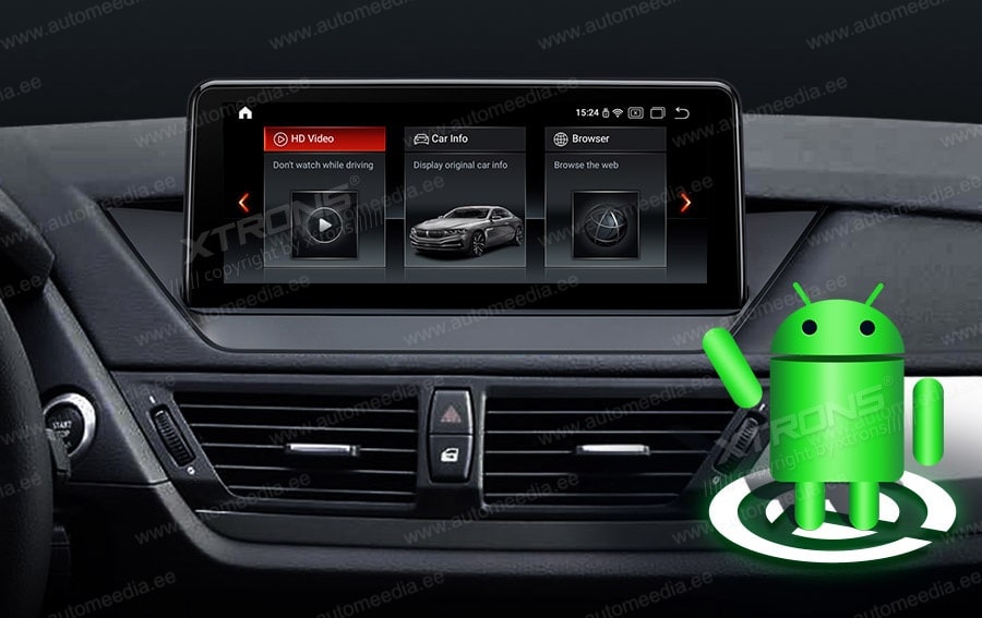 BMW X1 E84 (2009-2015) iDrive CIC  XTRONS QB10X1CIS Mudelikohane android multimeediakeskus gps naviraadio