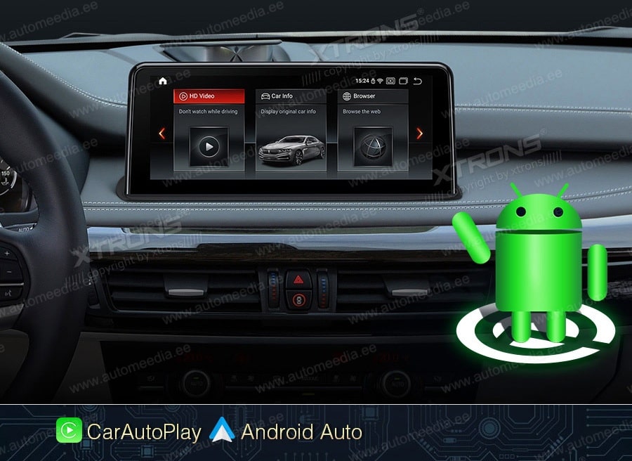 BMW X5 | X6 | F15 | F16 iDrive NBT (2014-2016)  XTRONS QB10X5NBS merkkikohtainen Android GPS multimedia näyttösoitin