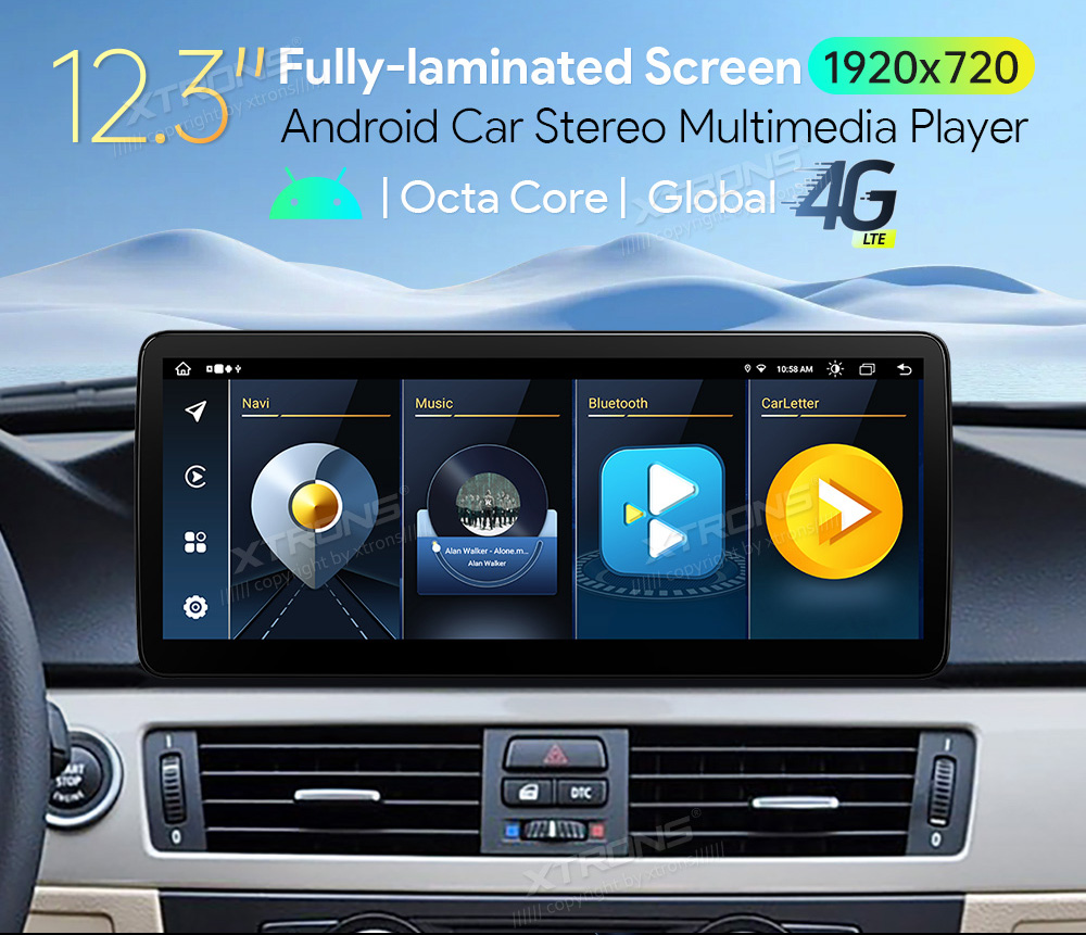 BMW 3.ser | E90 | E92 | E93 iDrive CIC (2009-2012)  XTRONS QLB22CIB12E92 Штатная магнитола Android