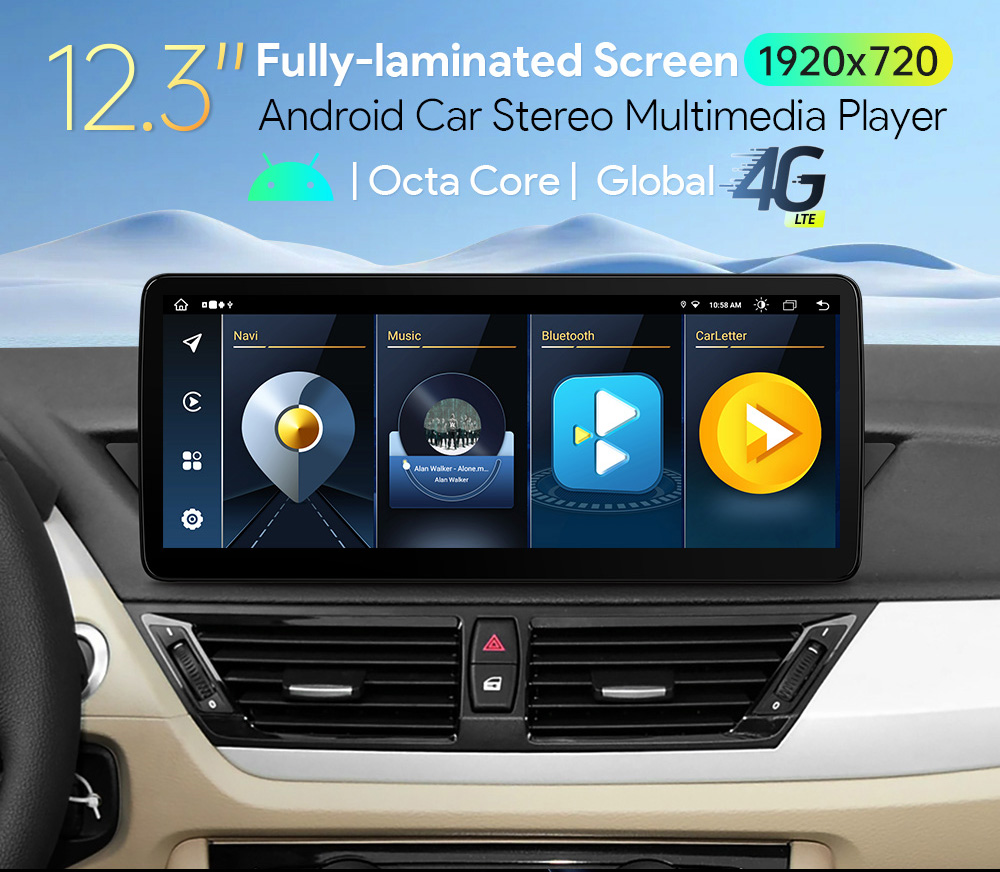 BMW X1 E84 (2009-2015) iDrive CIC  XTRONS QLB22CIB12X1 merkkikohtainen Android GPS multimedia näyttö