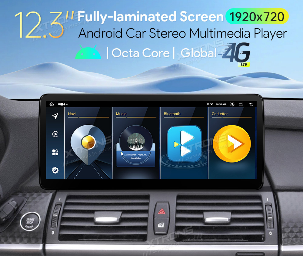 BMW X5 | X6 | E70 | 71 iDrive CIC (2010-2014)  XTRONS QLB22CIB12X5L Штатная магнитола Android