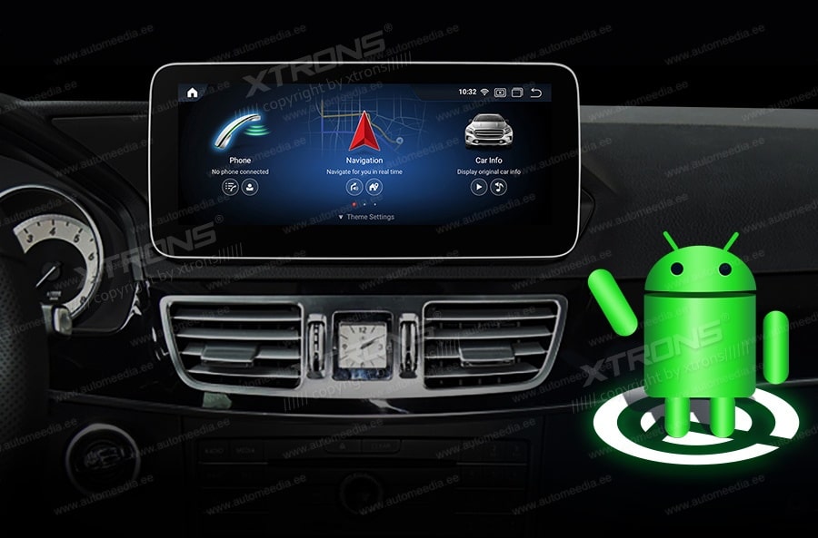 Mercedes-Benz E-Class (2015-2016) | W212 | NTG5.1 | NTG5.2 XTRONS QM1050E_LS Mudelikohane android multimeediakeskus gps naviraadio