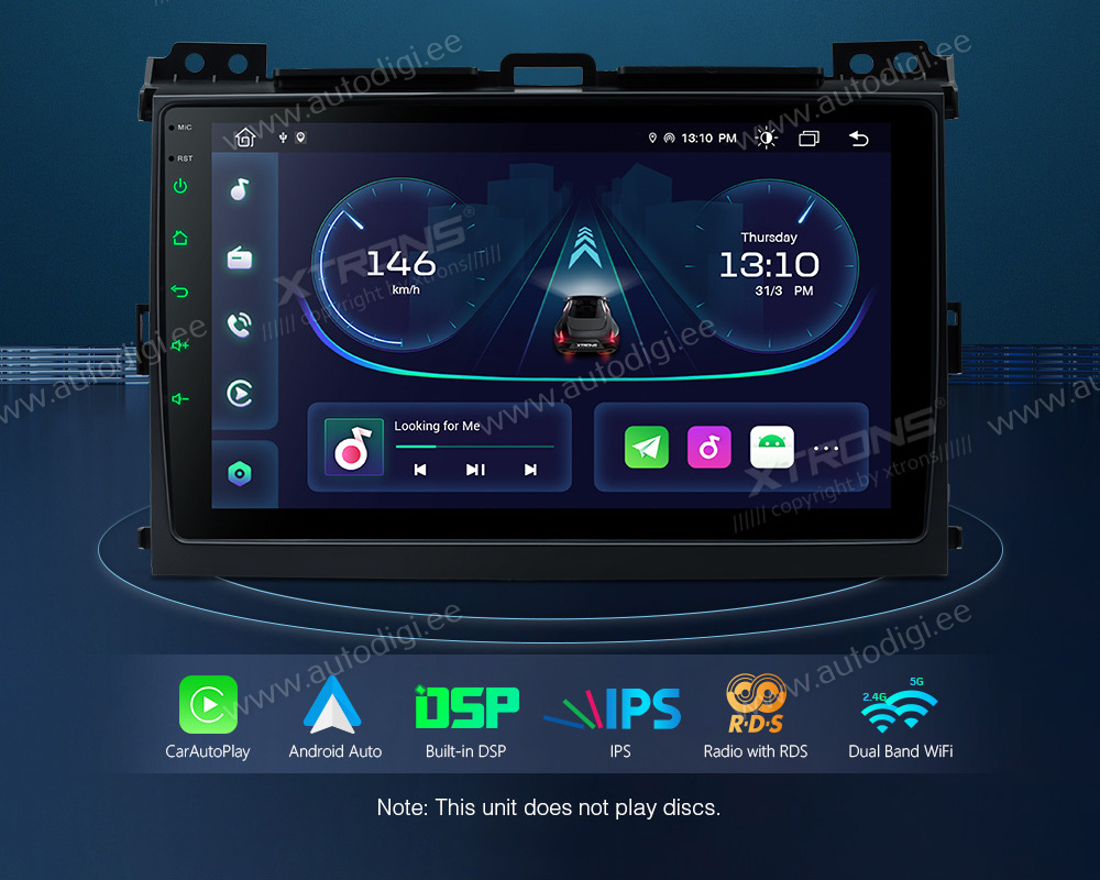 XTRONS PEP92CRT Mudelikohane android multimeediakeskus gps naviraadio