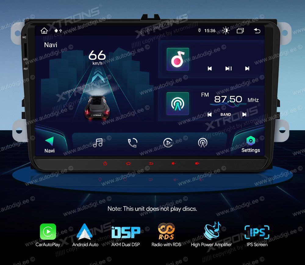 XTRONS IA91MTVL Mudelikohane android multimeediakeskus gps naviraadio