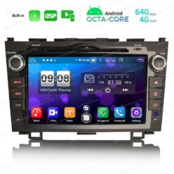 Honda CRV (2006-2011) Автомобильная магнитола Android 10 с GPS навигацией | 8" дюймов экран | 4Gb RAM | 64 Gb ROM | DVD-привод | Встроенный CarPlay
