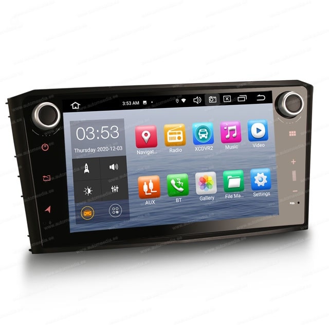 Radio DVD GPS Toyota Avensis T25 ANDROID 9 TDT NO Color Black