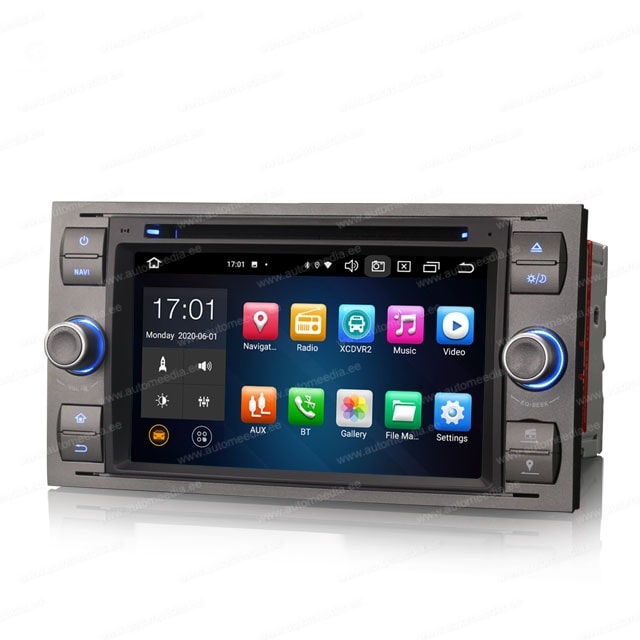 Ford C-Max, S-Max, Galaxy, Focus, Transit (2005-2011) Universal Car  Multimedia Player Android 10 with GPS Navigation, 7 inch, 4Gb RAM, 64  Gb ROM, DVD Player