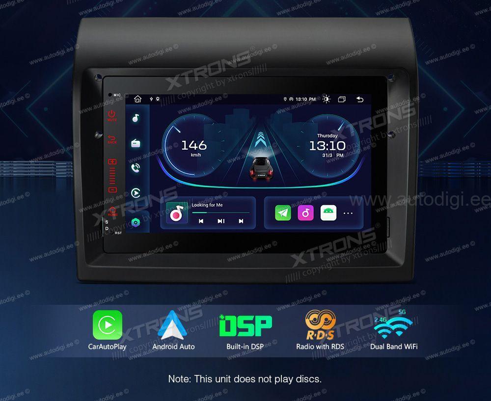 XTRONS PE71DTFL Mudelikohane android multimeediakeskus gps naviraadio