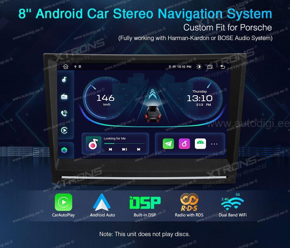 XTRONS PE81CMPL Mudelikohane android multimeediakeskus gps naviraadio