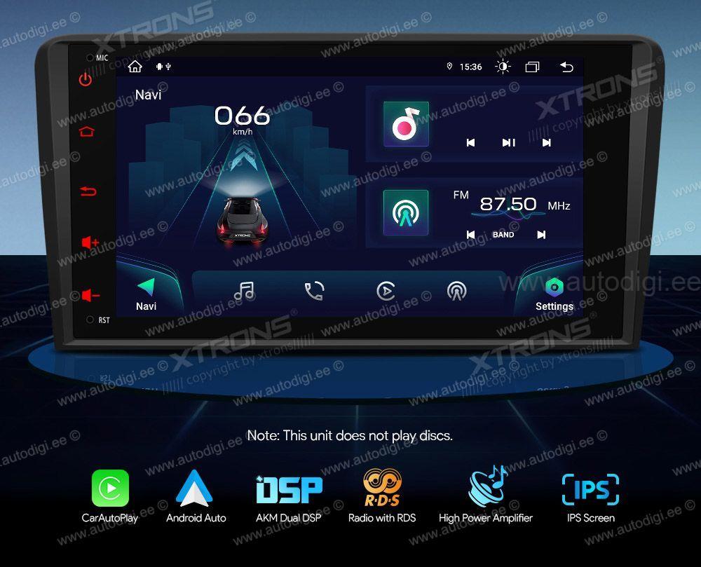 XTRONS IA81A3AL Mudelikohane android multimeediakeskus gps naviraadio