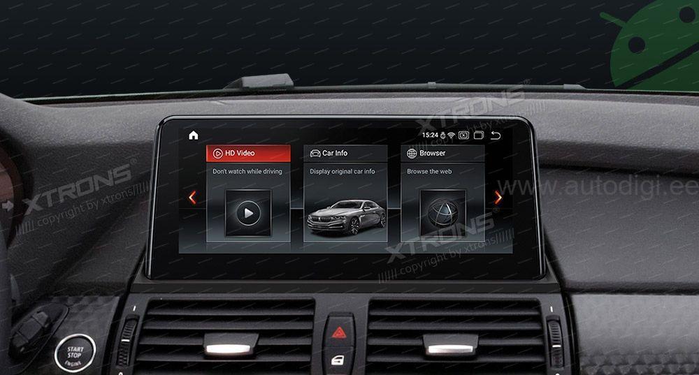 XTRONS QPB10X5CI Mudelikohane android multimeediakeskus gps naviraadio
