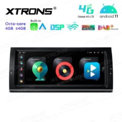 BMW Android 12 autoraadio XTRONS IA1253BLH GPS naviraadio kasutajaliides