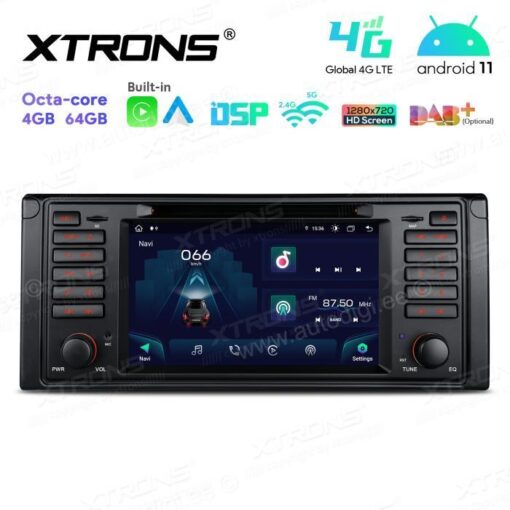 BMW Android 12 autoradio XTRONS IA7239B GPS näyttösoitin käyttöliittymä