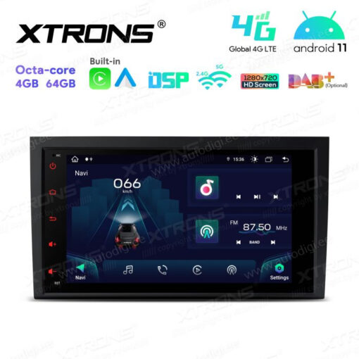 Audi Android 12 autoradio XTRONS IA82A4AL GPS näyttösoitin käyttöliittymä