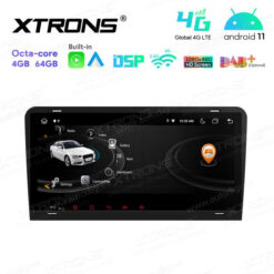 Audi Android 12 autoraadio XTRONS IA82AA3LH GPS naviraadio kasutajaliides