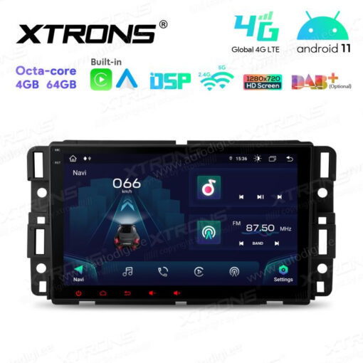 Chevrolet Android 12 autoradio XTRONS IA82JCCL GPS näyttösoitin käyttöliittymä