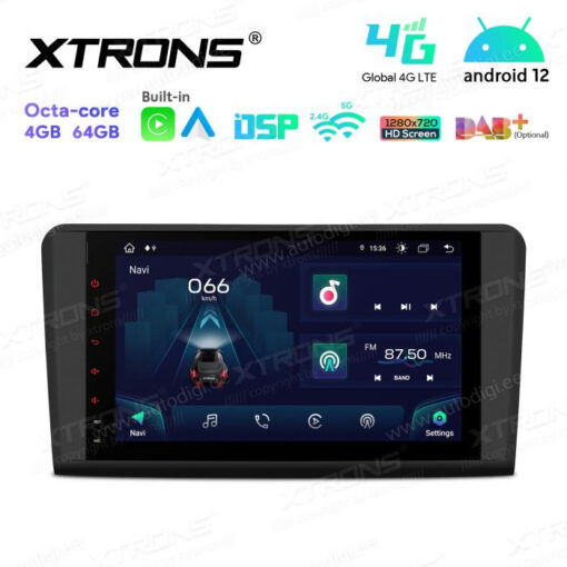 Mercedes-Benz Android 12 autoradio XTRONS IA92M164L GPS näyttösoitin käyttöliittymä