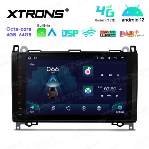 Mercedes-Benz Android 12 autoradio XTRONS IA92M245L GPS näyttösoitin käyttöliittymä