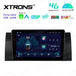BMW Android 12 autoraadio XTRONS IAP9253B GPS naviraadio kasutajaliides