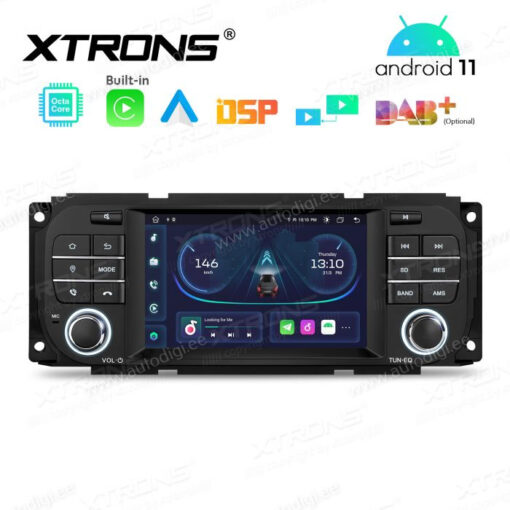 Jeep Android 12 autoradio XTRONS PE52WRJL GPS näyttösoitin käyttöliittymä