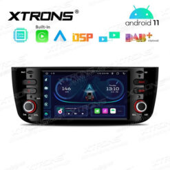Fiat Android 12 autoraadio XTRONS PE62GPFL GPS naviraadio kasutajaliides