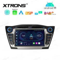 Hyundai Android 11 autoraadio XTRONS PE7135HS GPS naviraadio kasutajaliides
