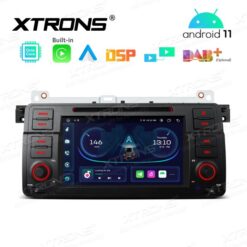 BMW Android 12 autoraadio XTRONS PE7246B GPS naviraadio kasutajaliides