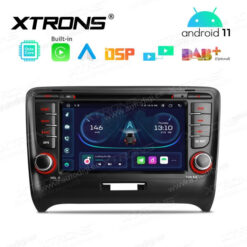 Audi Android 12 autoraadio XTRONS PE72ATT GPS naviraadio kasutajaliides