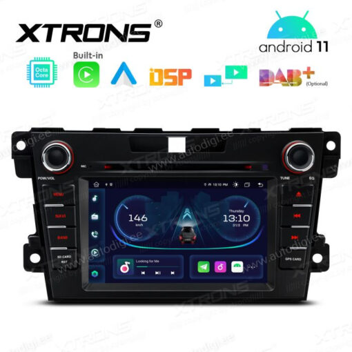 Mazda Android 12 autoradio XTRONS PE72CX7M GPS näyttösoitin käyttöliittymä