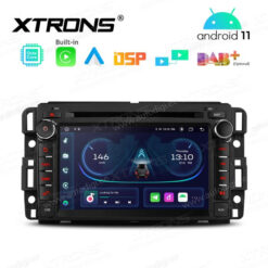 Chevrolet Android 12 autoraadio XTRONS PE72JCC GPS naviraadio kasutajaliides