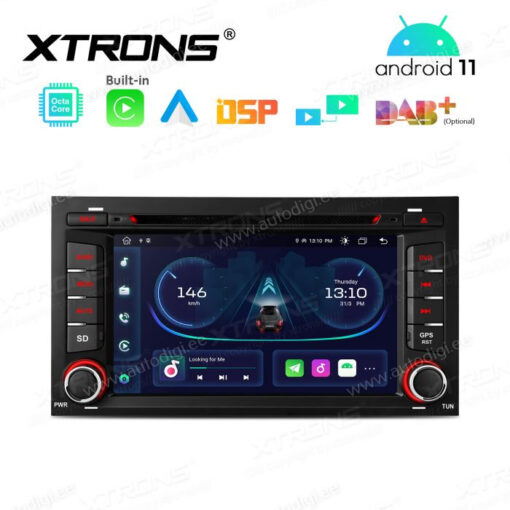 Seat Android 12 autoradio XTRONS PE72LES GPS näyttösoitin käyttöliittymä