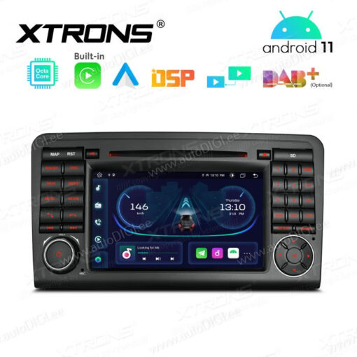 Mercedes-Benz Android 12 car radio XTRONS PE72M164 GPS multimedia player
