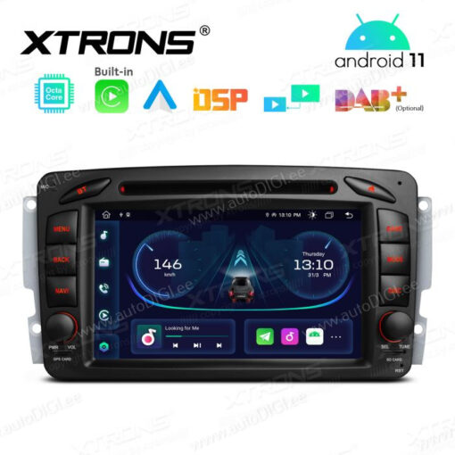 Mercedes-Benz Android 12 autoradio XTRONS PE72M203 GPS näyttösoitin käyttöliittymä