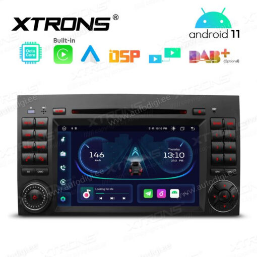 Mercedes-Benz Android 12 autoradio XTRONS PE72M245 GPS näyttösoitin käyttöliittymä