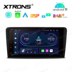 Audi Android 11 autoraadio XTRONS PE81A3AL GPS naviraadio kasutajaliides