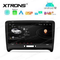 Audi Android 12 autoraadio XTRONS PE82ATTLH GPS naviraadio kasutajaliides