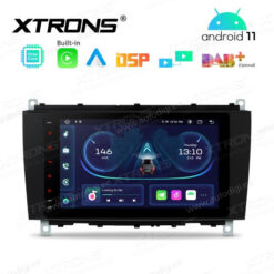 Mercedes-Benz Android 12 autoraadio XTRONS PE82M209SL GPS naviraadio kasutajaliides