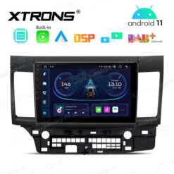 Mitsubishi Android 12 autoradio XTRONS PEP12LSM GPS näyttösoitin käyttöliittymä