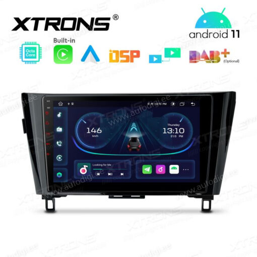 Nissan Android 12 autoradio XTRONS PEP12XTN GPS näyttösoitin käyttöliittymä